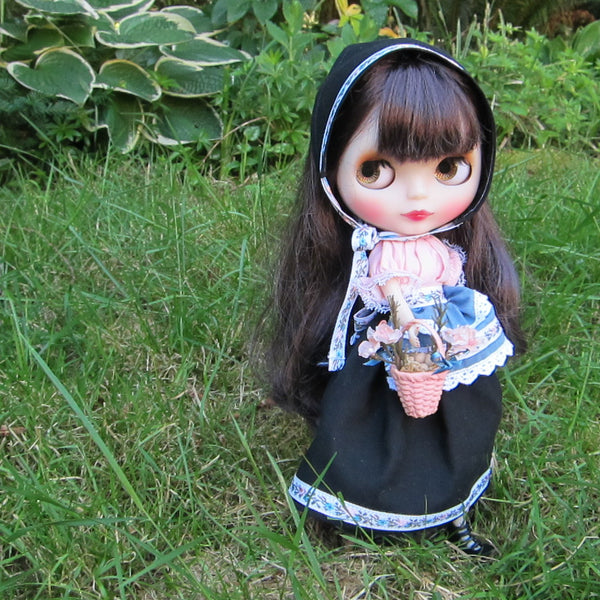 Black 20-30s MILORD shops costume for Isul or Blythe boy doll