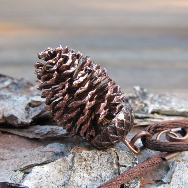 Pine sale cones necklace