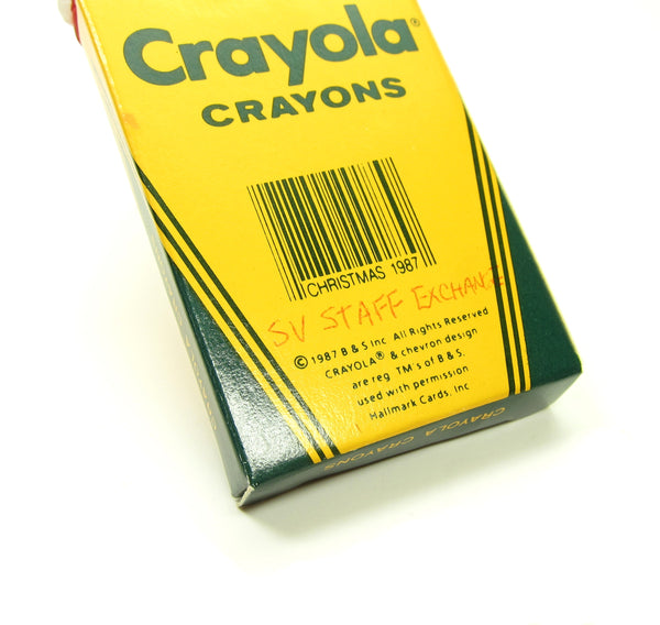 NEW Vintage Crayola Crayons 8 Pack 1988 - Original Price Tag