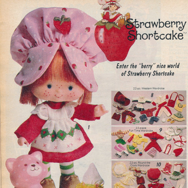 1982 strawberry deals shortcake doll