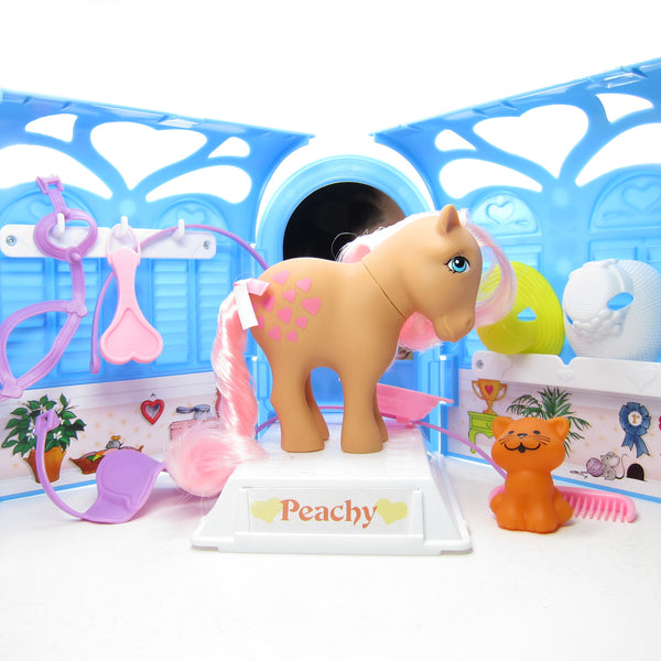 Pretty Parlor 35th Anniversary My Little Pony 2018 Classic Playset with  Peachy