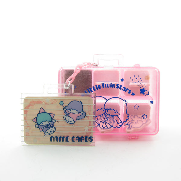 Little Twin Stars Wallet & Coin Purse 1987 Pink Vinyl