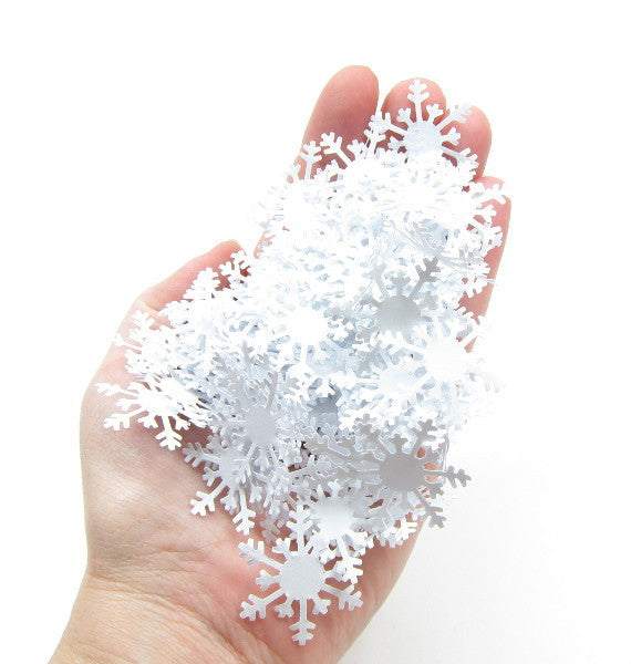 Large Snowflakes - Confetti Shapes