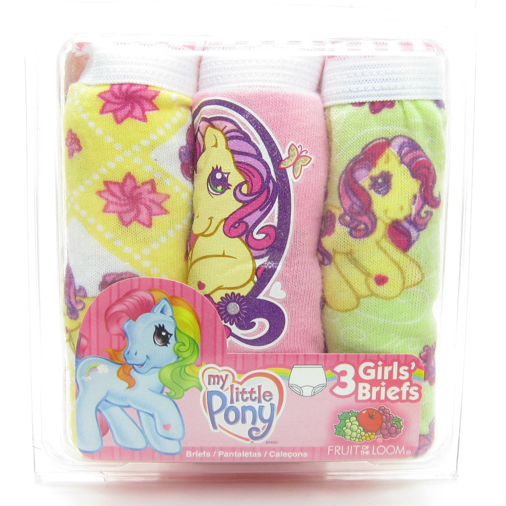 Girls My Little Pony Knickers Briefs 3 Pack Underwear Pants Ages 2-6 Years