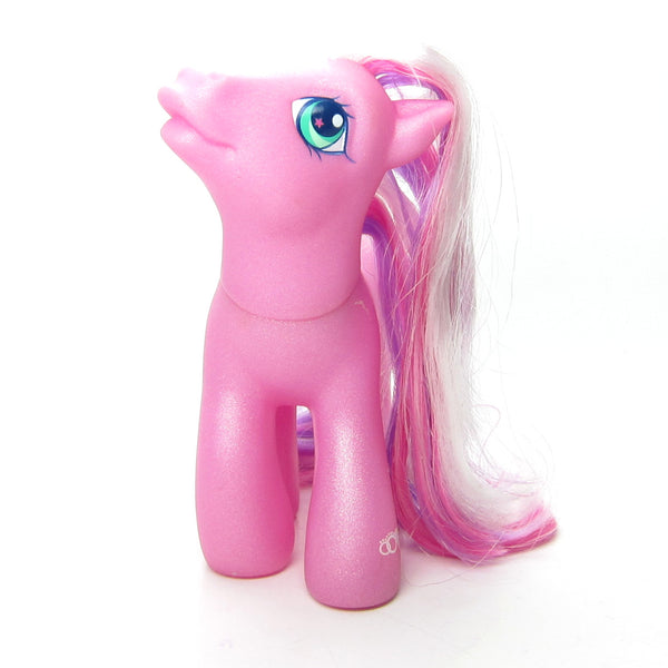 Crystal Lace G3 My Little Pony Jewel Ponies with Brush | Brown Eyed Rose