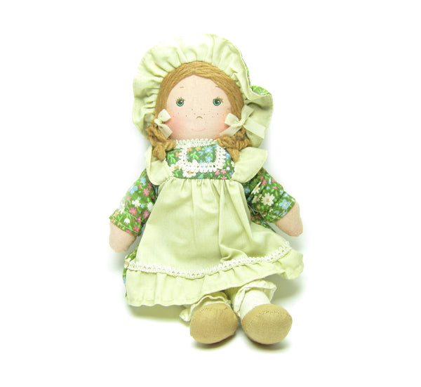 Holly Hobbie Amy Doll Vintage Rag Doll Holly Hobbie's Friend in Green ...