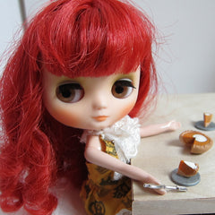 Pumpkin pie for middie blythe doll