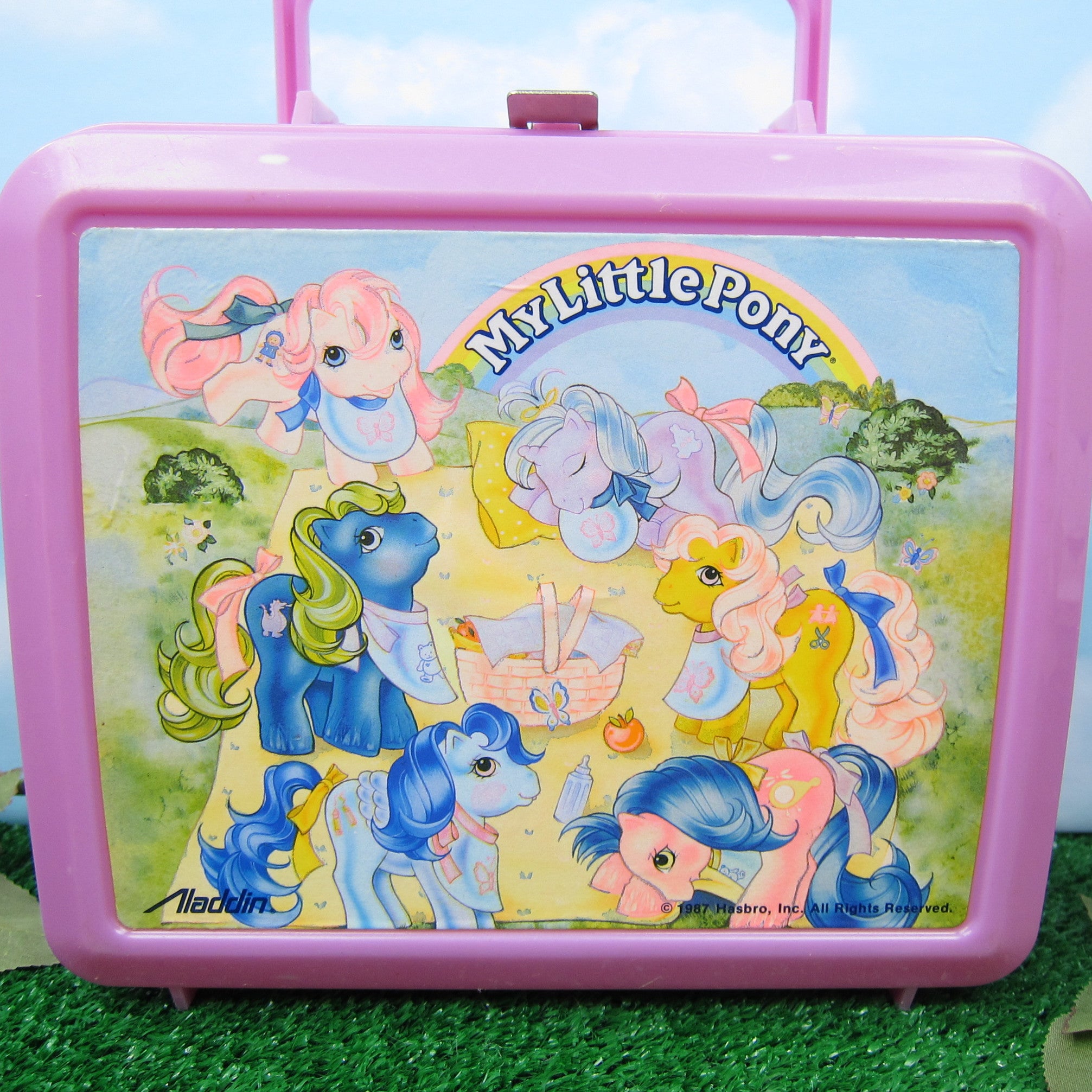 My Little Pony Lunch Box with Thermos Vintage 1987 Peek-A-Boo Baby Pon ...