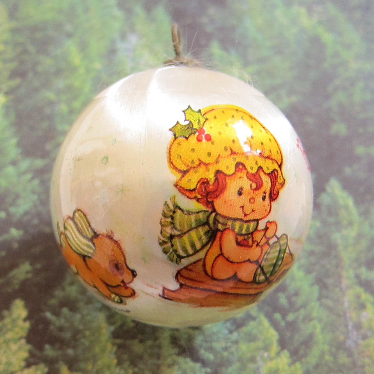 Baby's First Christmas 1983 Strawberry Shortcake Tree Ornament | Brown ...