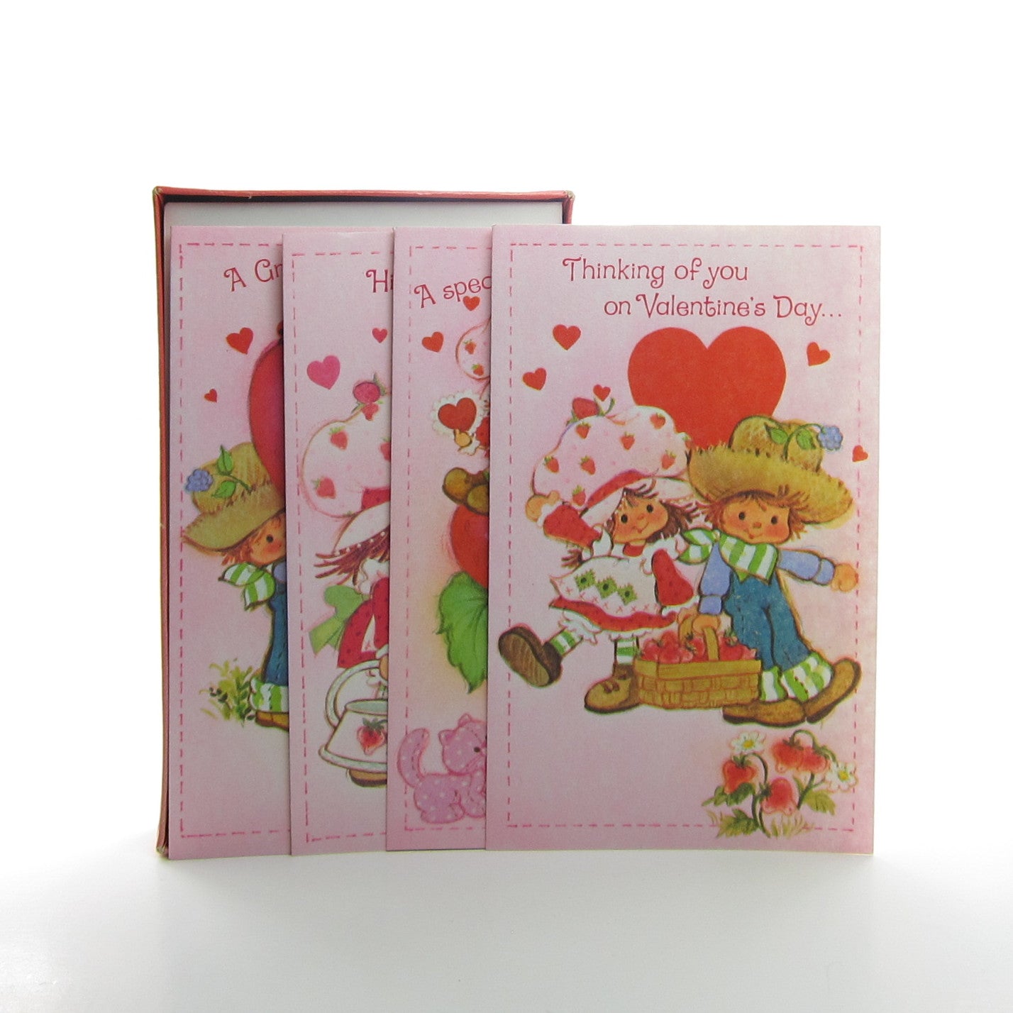 Strawberry Shortcake Valentine's Day Boxed Set of 12 Cards with